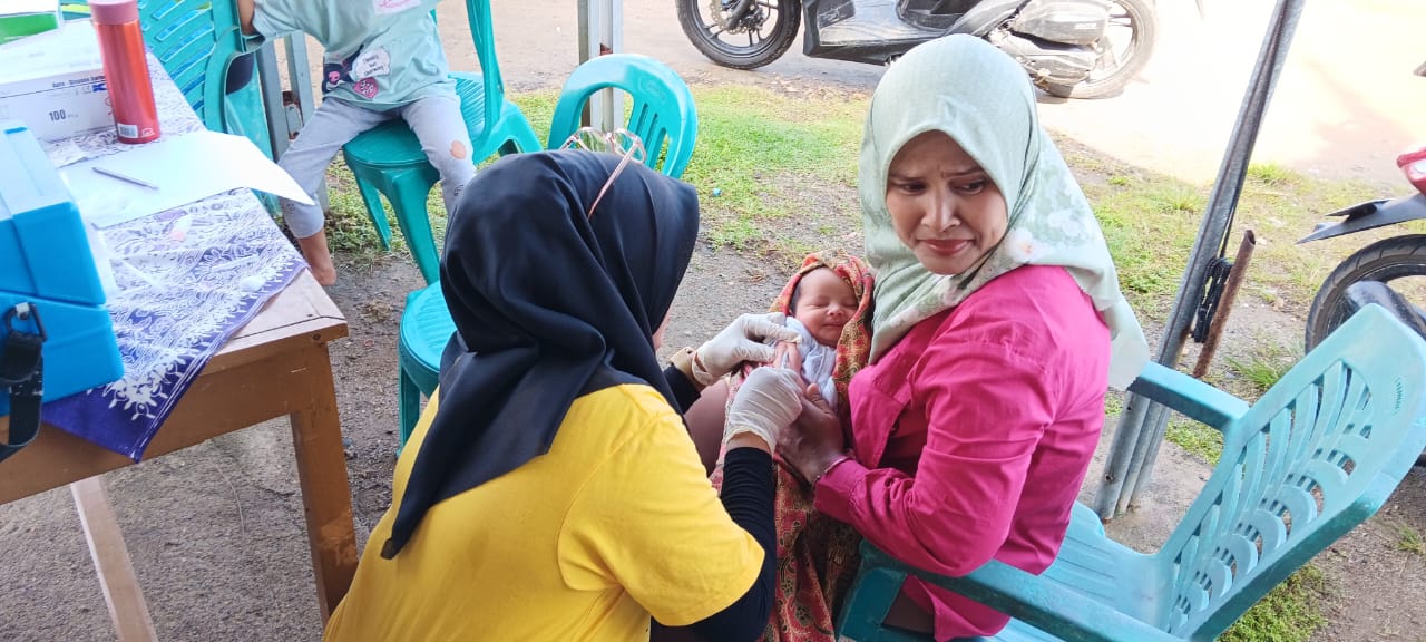 Pelaksanaan Posyandu Mawar di Kenagarian Cerocok Anau Wilayah  Kerja Puskesmas Tarusan