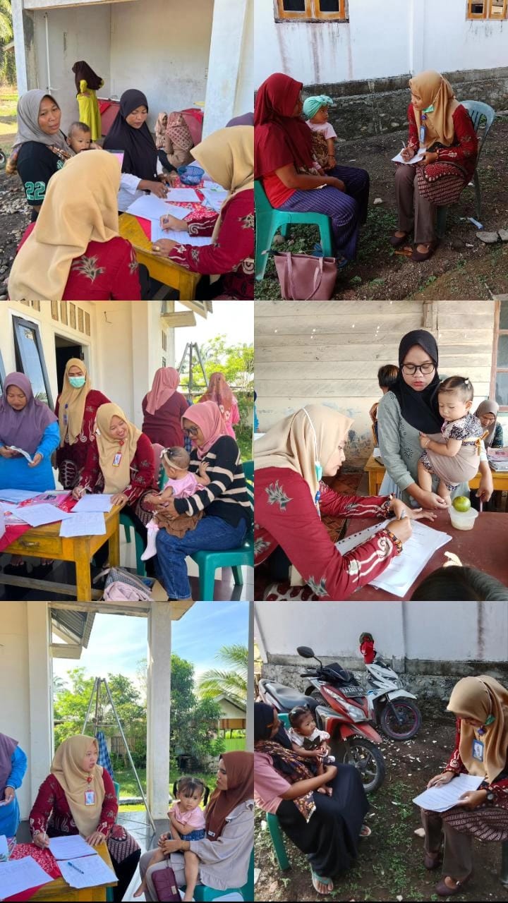 Kegiatan Praktik MP-ASI di Wilayah Kerja Puskesmas Tanjung Makmur