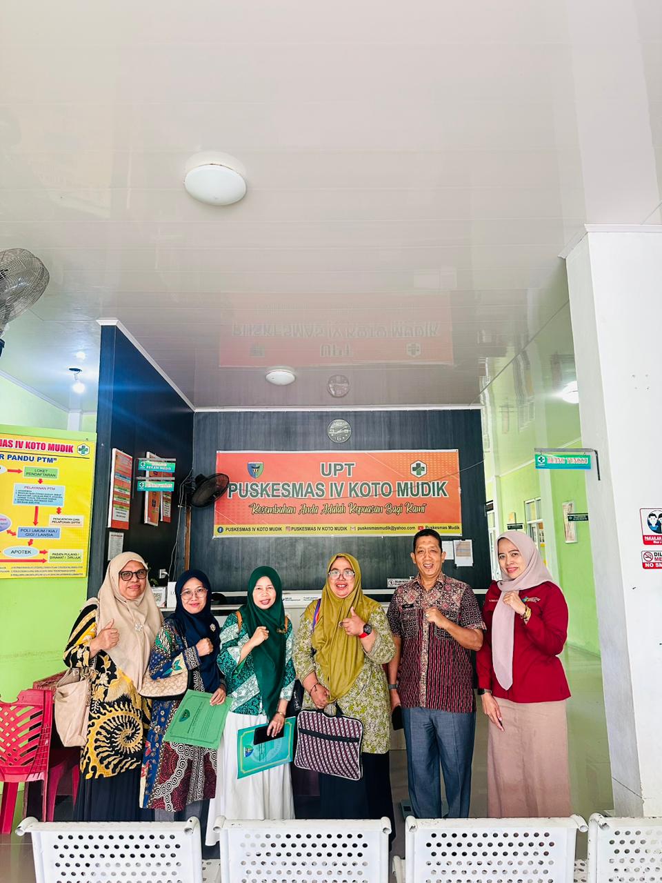 Monev  Cluster Manajemen di Puskesmas IV Koto Mudik