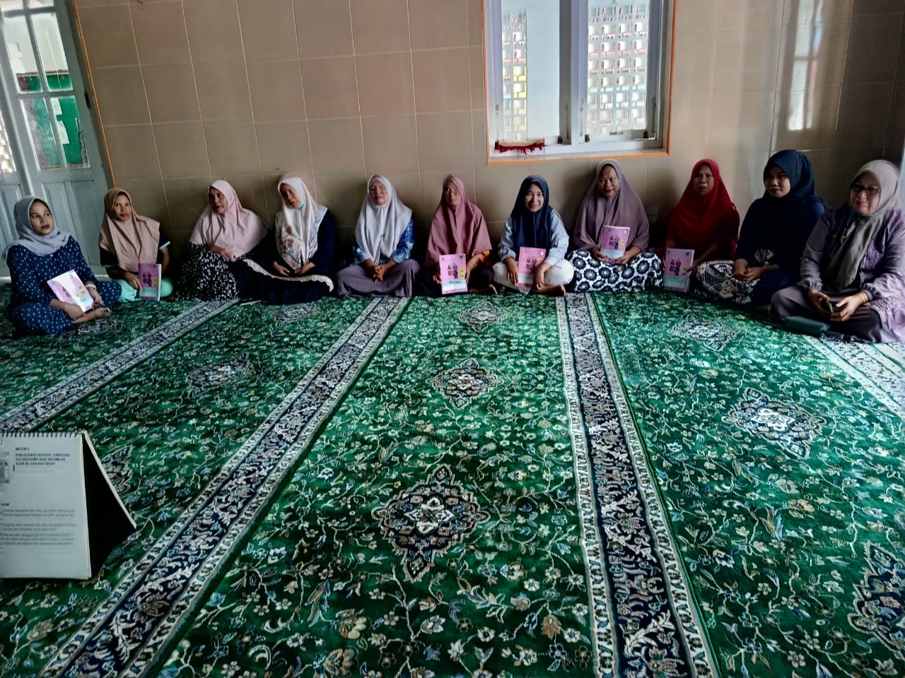 Pemantauan KAPUS dan Narasumber di Kelas Ibu Hamil Wilayah Kerja Puskesmas Kayu Gadang. 
