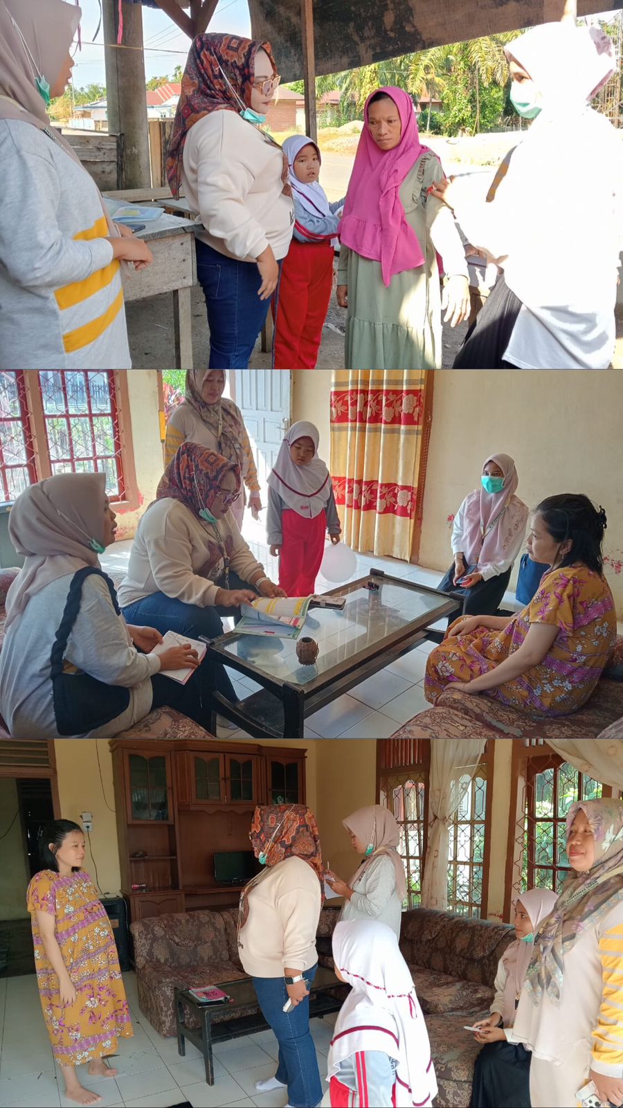 Kunjungan Rumah Kasus Ibu Hamil KEK di Nagari Bukit Buai Tapan