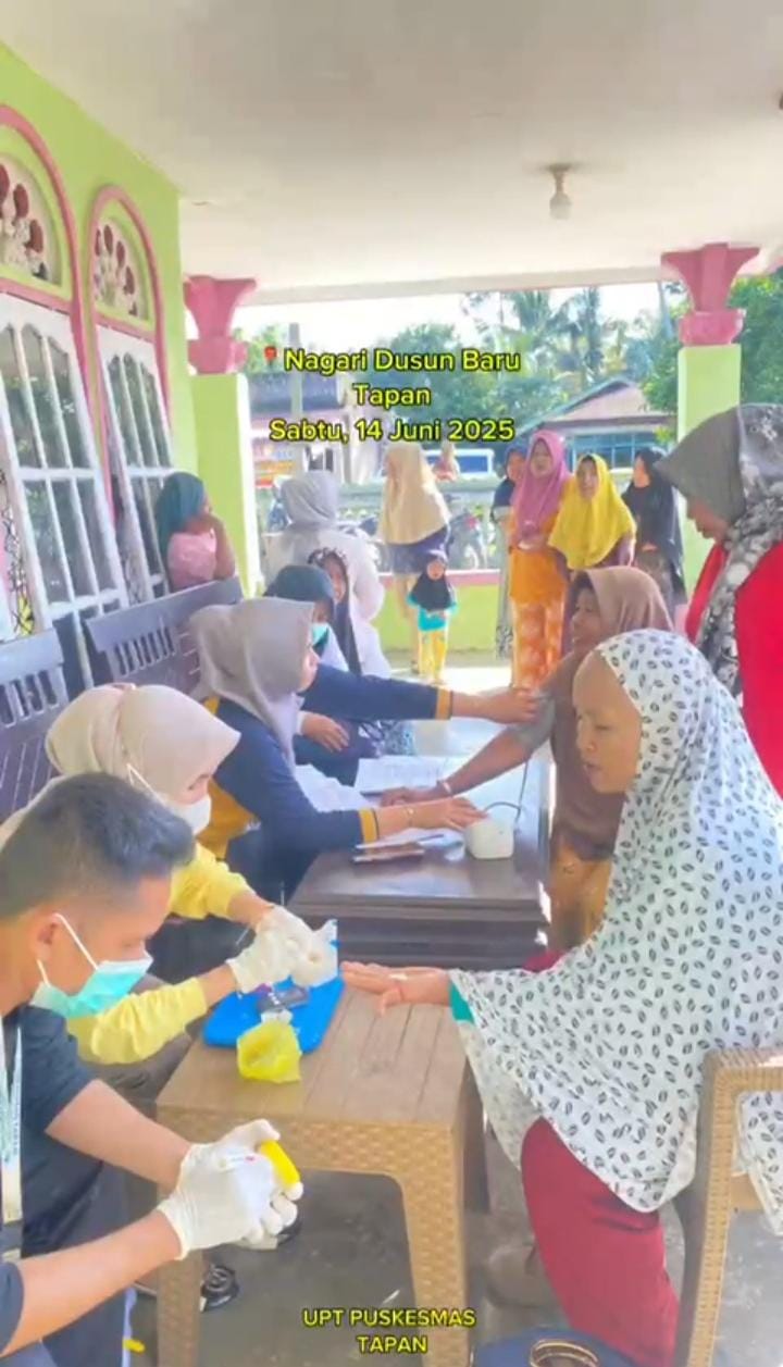 Deteksi Dini Penyakit Tidak Menular  di  Nagari Dusun Baru Tapan
