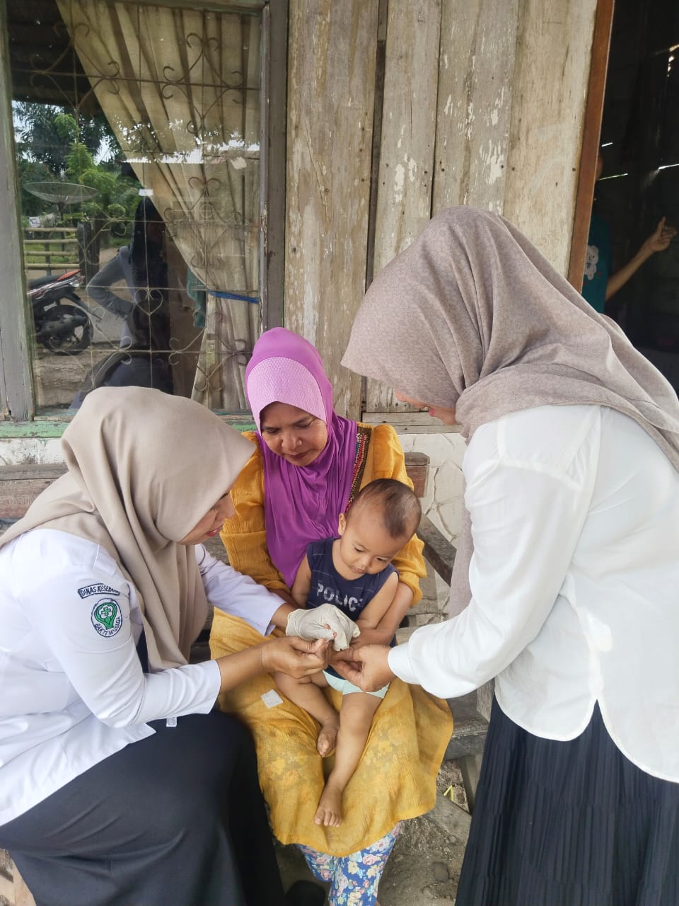 Pemantauan Pemeriksaan Hepatitis pada anak usia 9-12  Bulan di Wilayah Kerja Puskesmas Surantih