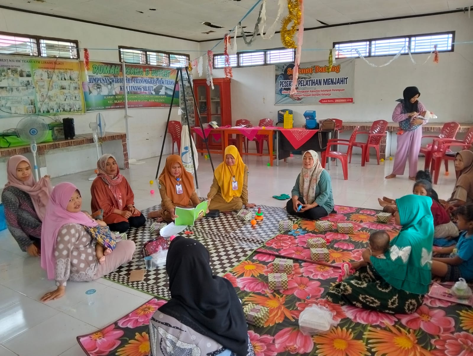 Kelas Ibu balita di Nagari Lubuk Bunta Kecamatan  Silaut. 
