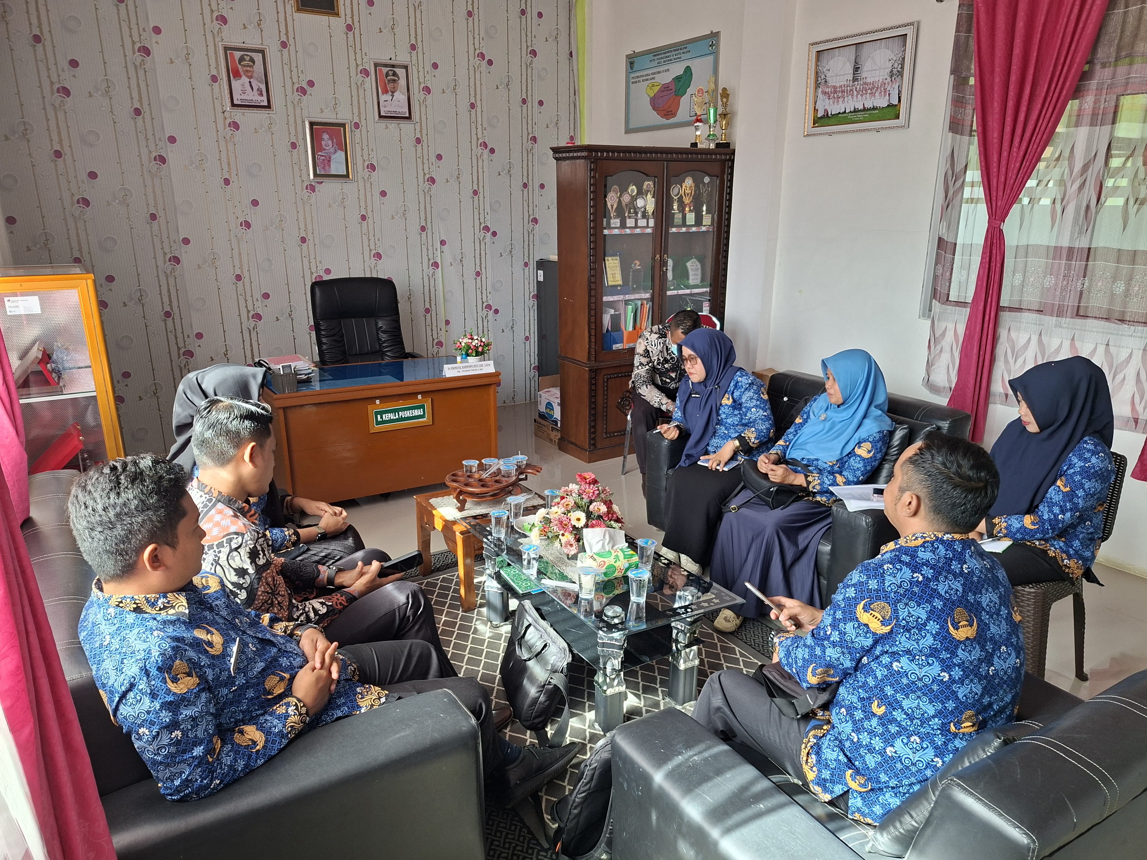 Monev Kesehatan Lingkungan di Puskesmas IV Koto Mudik