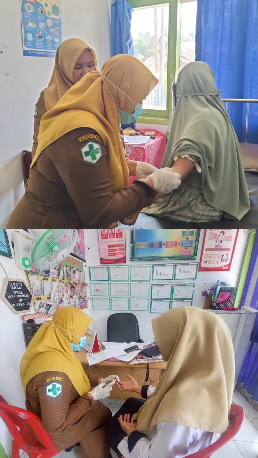Kunjungan Anemia dan Pemeriksaan Hemoglobin  Pada Ibu Hamil di Wilayah Kerja Puskesmas Tanjung Makmu