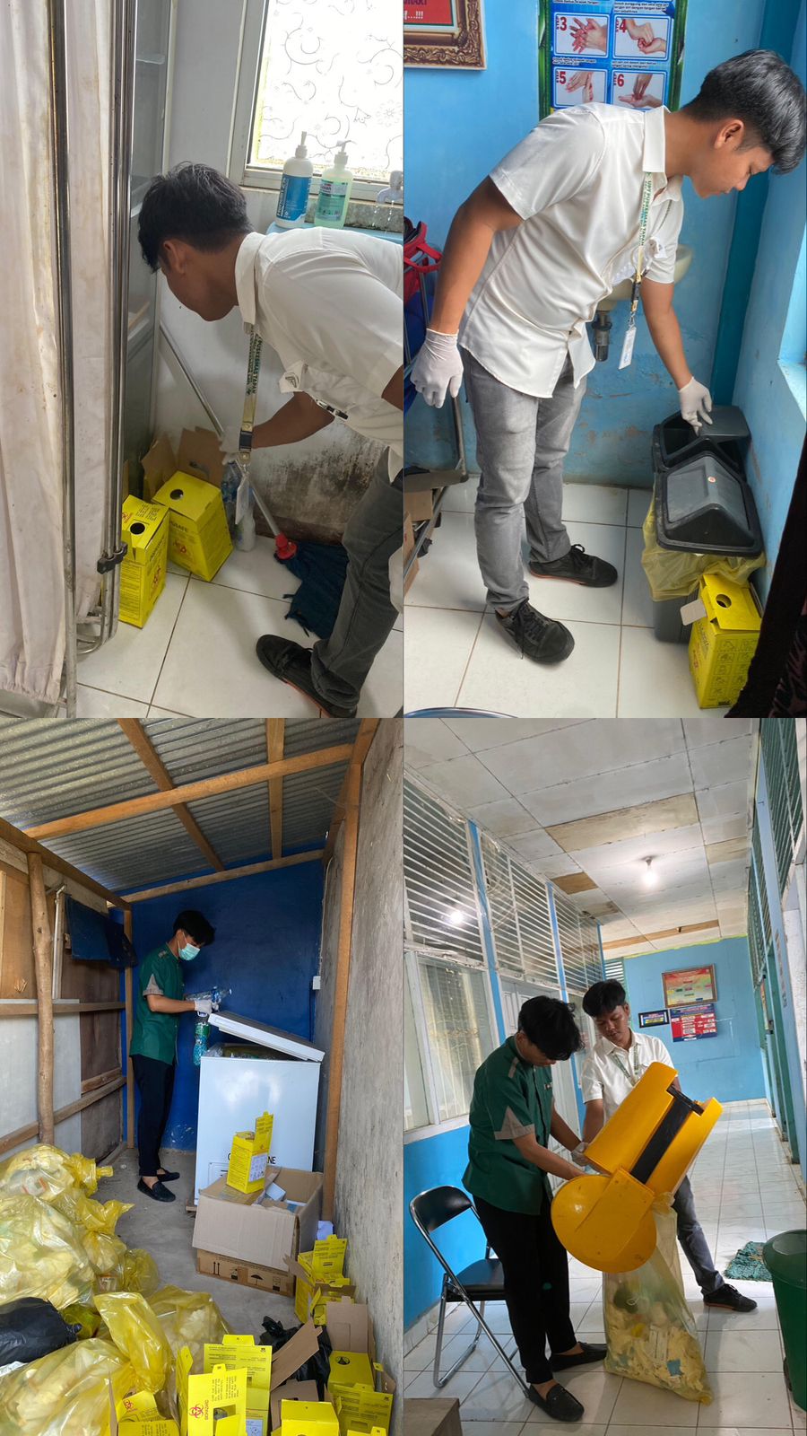 Pengumpulan Limbah Medis di UPT Puskesmas Tapan 