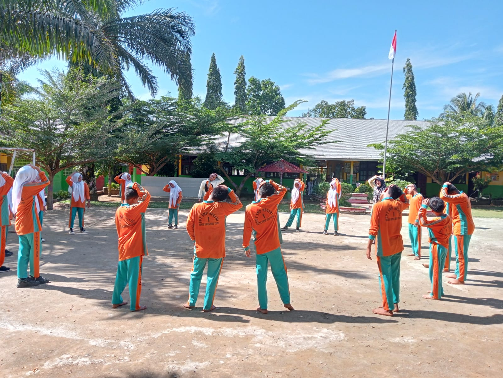 Tes Kebugaran Jasmani  di  SMP 1 Rahul Tapan Wilayah Kerja Puskesmas Rahul