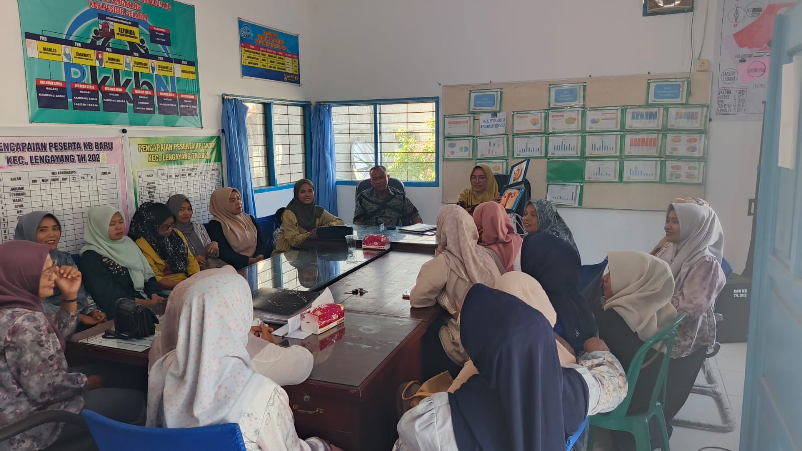 Penyuluhan KB di Kantor KB Pd.Marapalam nagari Lakitan Utara wilker Puskesmas Kambang