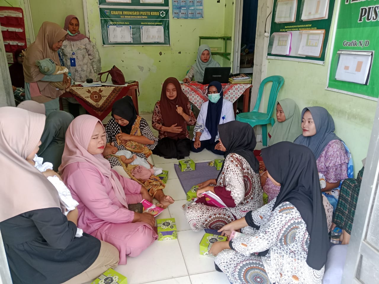 Kelas Ibu  Balita di Posyandu Anggrek 4 Nagari Kubu Tapan Wilayah Kerja Puskesmas Rahul