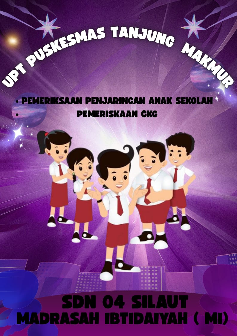 Pelaksaanaan kegiatan Penjaringan berkala anak sekolah di Wilayah Kerja Puskesmas Tanjung Makmur