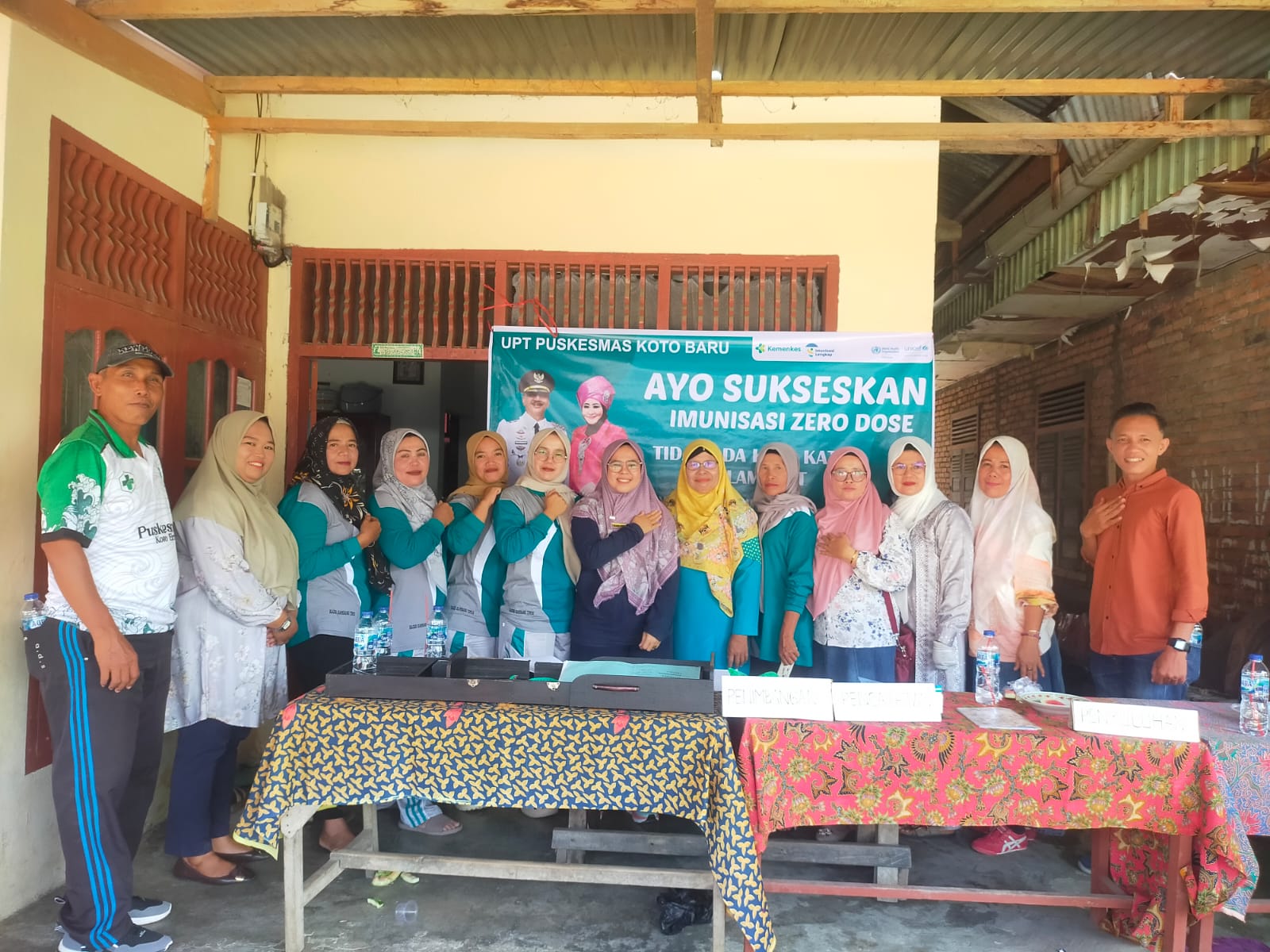 Pelaksanaan  Zero Dose dan Penari di Kenagarian Kambang Timur Wilayah Kerja Puskesmas Koto Baru