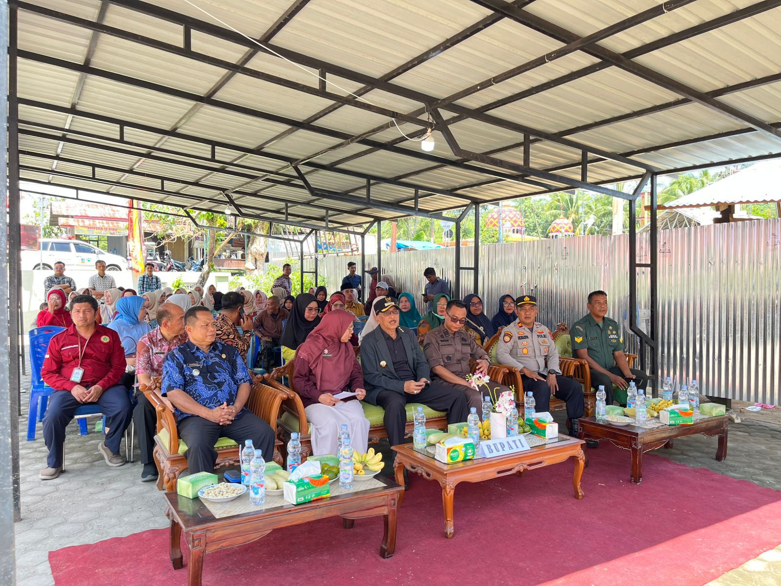 Peletakan Batu Pertama Gedung Rawat Inap UPT Puskesmas Balai Selasa