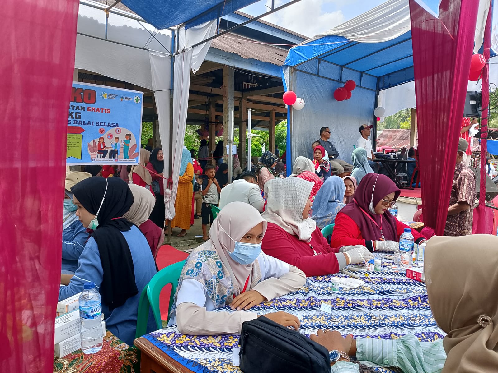 Cek  Kesehatan Gratis Dalam Rangka Perayaan HUT RI ke 80 di Nagari Sungai Tunu 