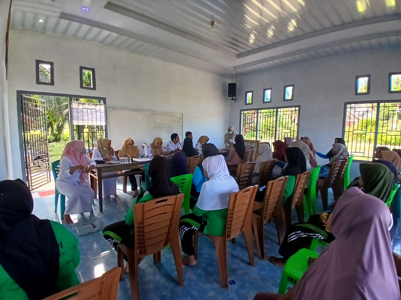 Pelaksanaan Kegiatan PTM di Nagari Talang Binjai Wilaya Kerja Puskesmas Tanjung Makmur