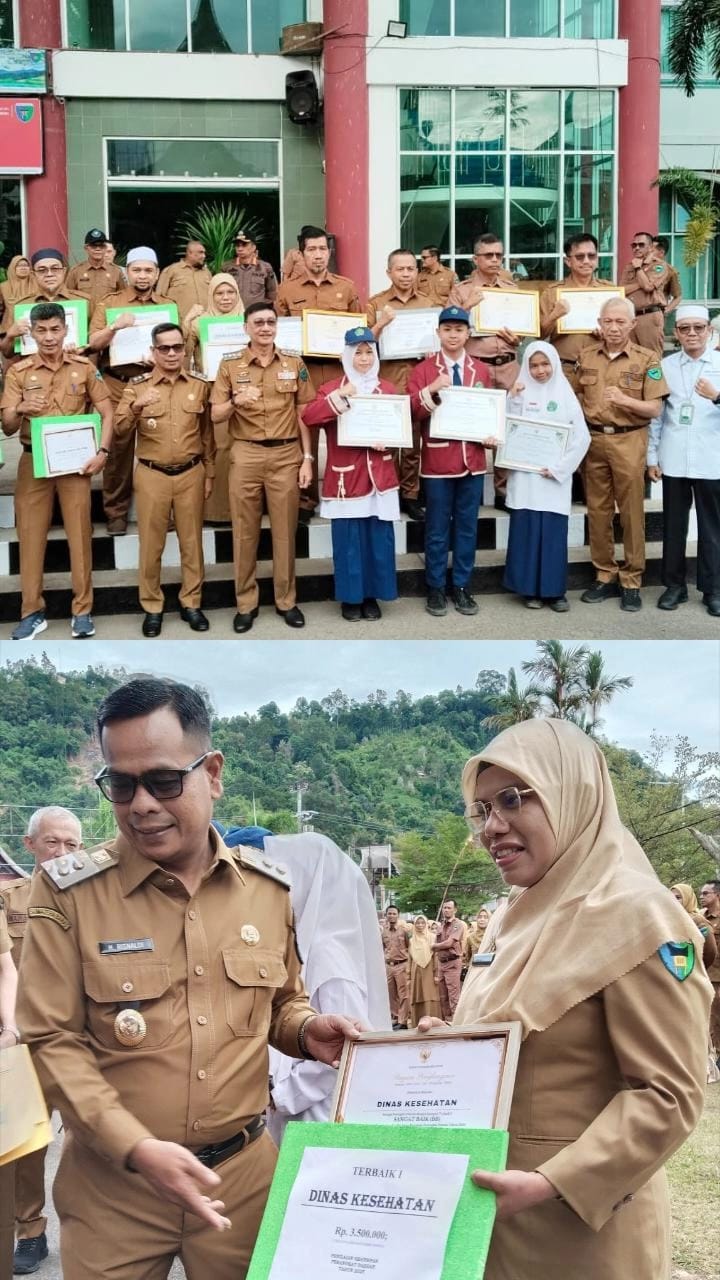 Dinas Kesehatan Meraih Penghargaan Terbaik Satu  Pengelolaan Asip Tingkat OPD  
