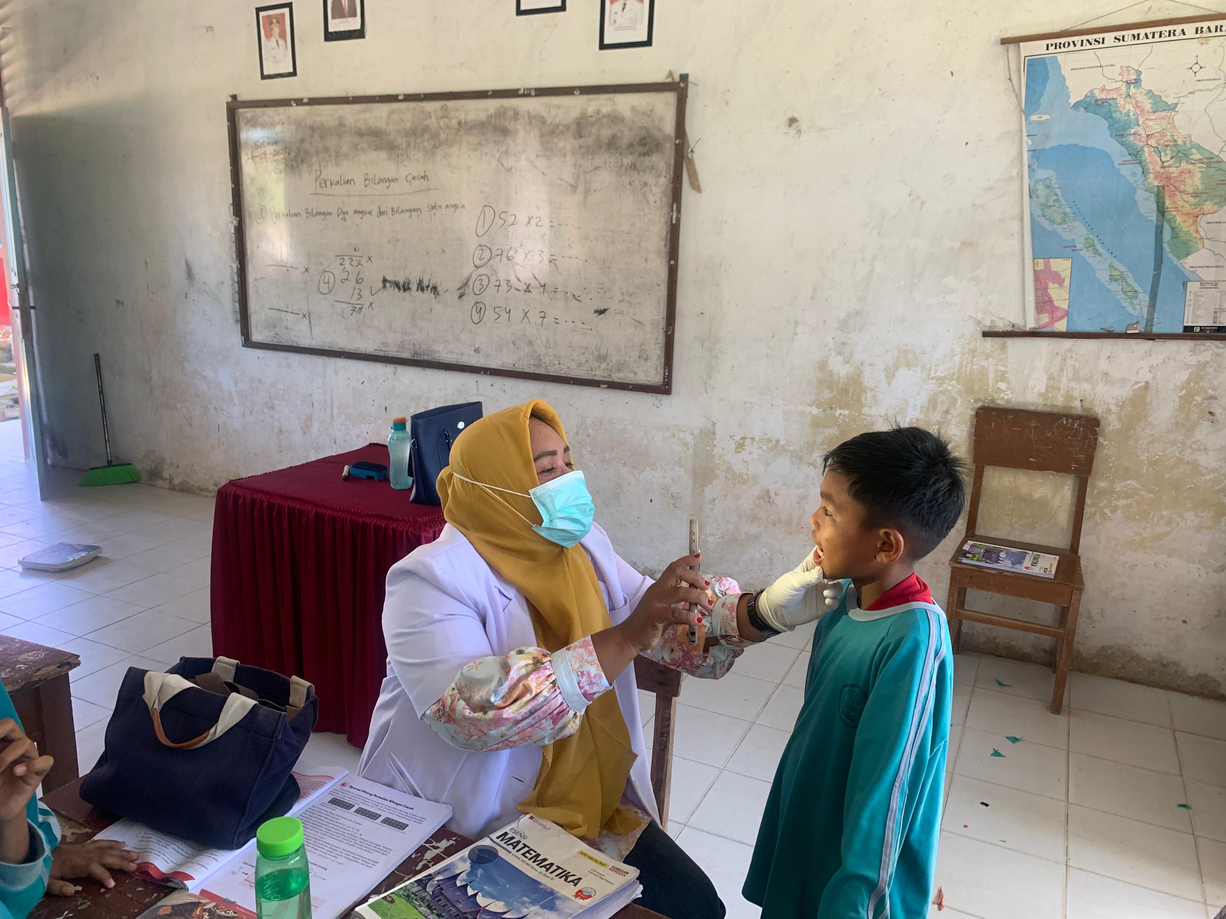 Pelaksanaan Kegiatan CKG  di SDN 02 Medan BaiK