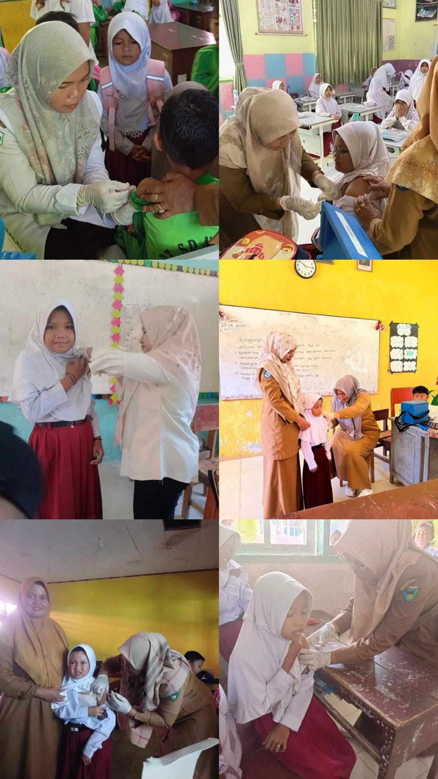 Bulan Imunisasi anak Sekolah Wilayah Kerja Puskesmas Kambang 