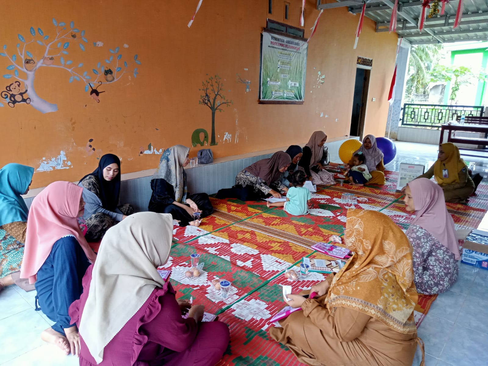 Kegiatan Kelas Ibu Hamil di Nagari Durian Seribu Wilayah Kerja Puskesmas Tanjung Makmur