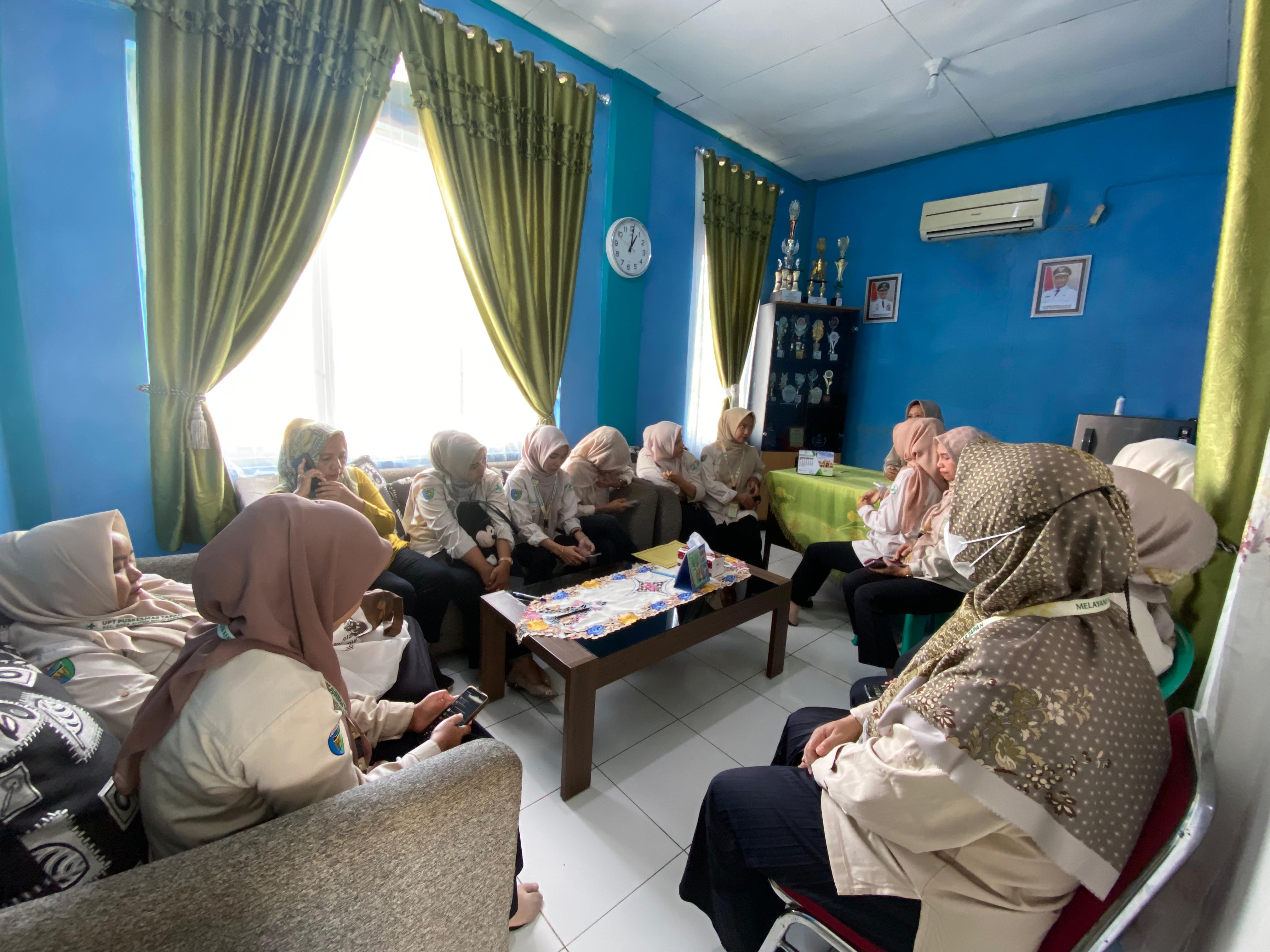 Puskesmas Tapan Gelar Rapat Internal Evaluasi Capaian Cek Kesehatan Gratis (CKG)