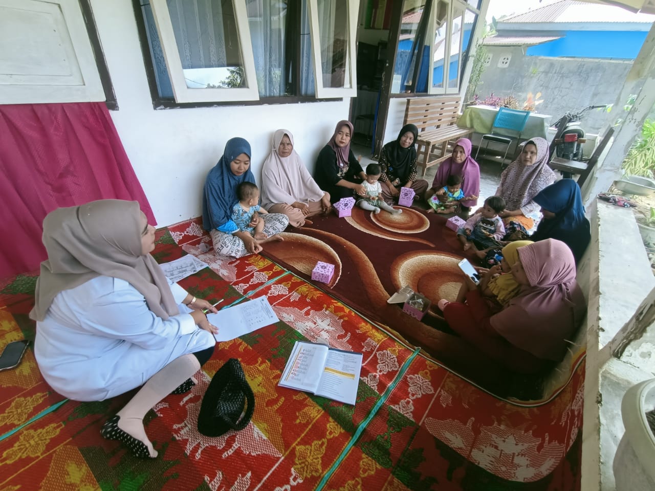 Kelas Ibu Balita di Pustu Pelangi Kaciak WilayahKerja Puskesmas Balai Selasa 