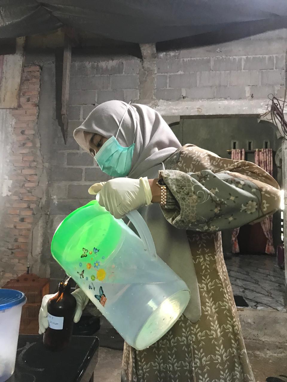 Pelaksanaan Surveilans Kualitas Air Minum Rumah Tangga (SKAMRT) Wilayah Kerja  Puskesmas Kambang