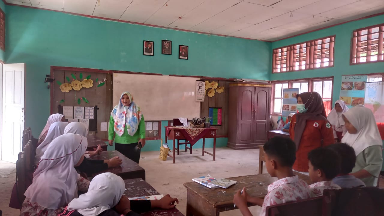 Pembinaan Dokter Kecil di SDN 12 Sungai Liku  Wilayah Kerja Puskesmas Balai Selasa