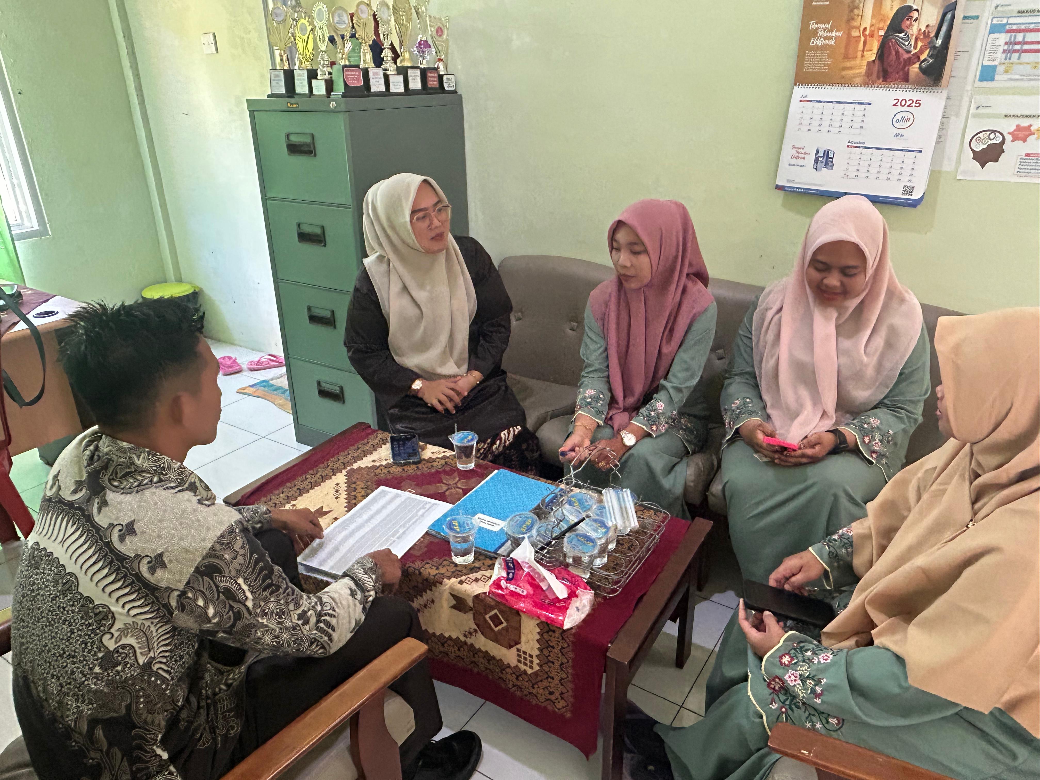 Koordinasi BMG Kecamatan Rahul dengan Puskesmas  Rahul 