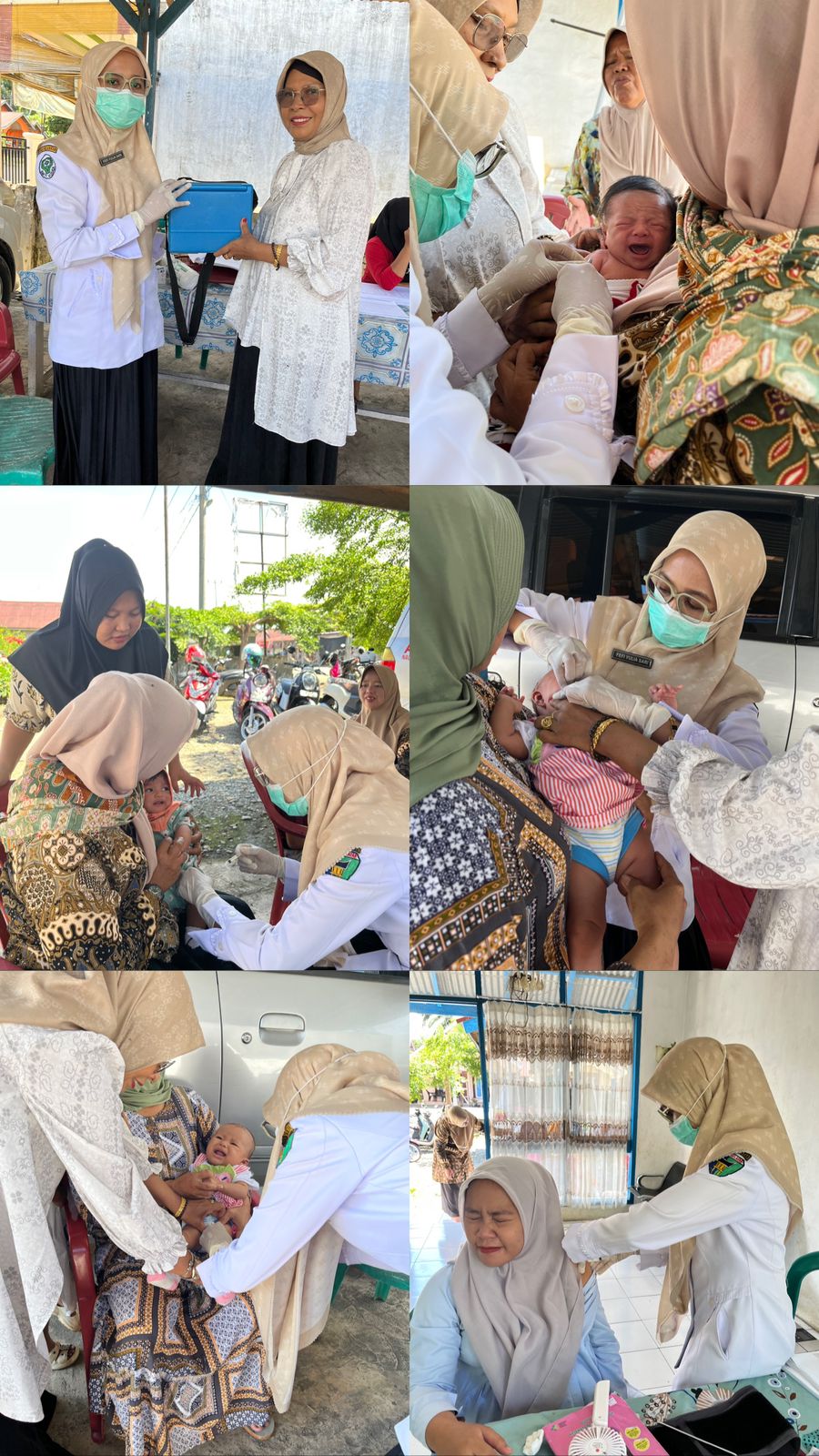 Pengantaran Vaksin  dan Pelayanan Imunisasi di Wilayah Kerja Puskesmas Airpura 
