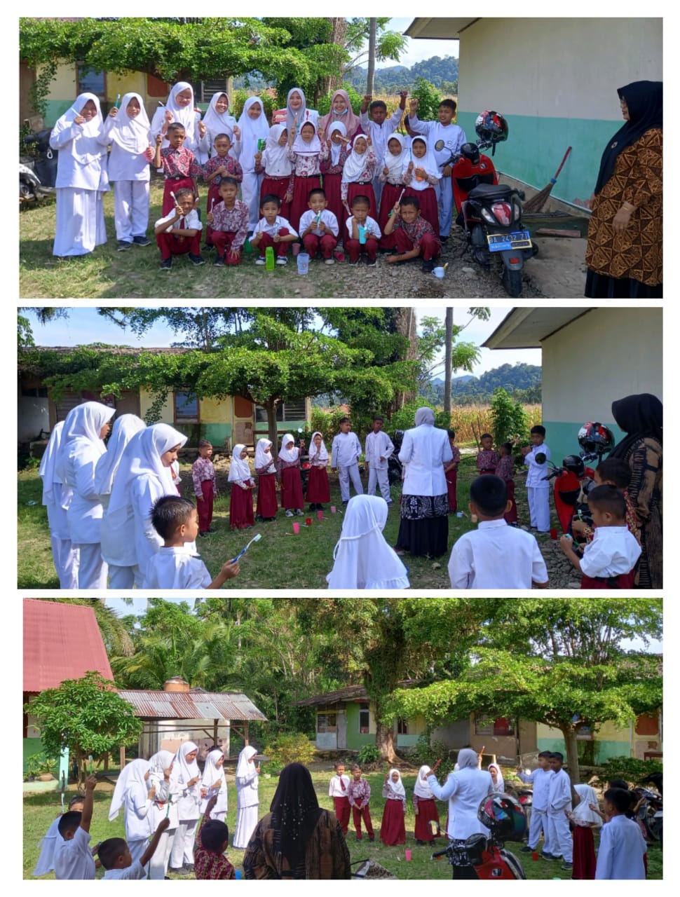 Puskesmas Balai selasa Mengadakan Kegiatan Sikat Gigi Massal di Sekolah 