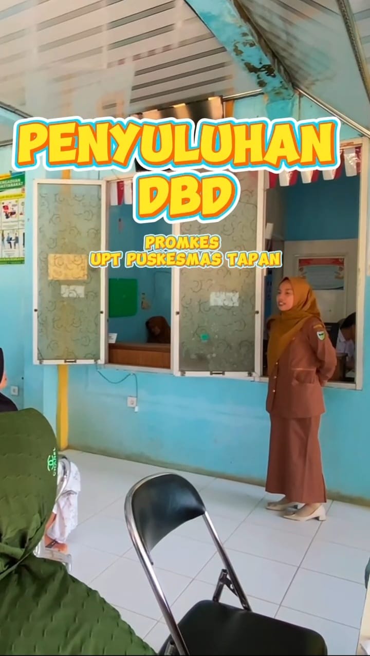 Penyuluhan DBD di UPT Puskesmas Tapan 