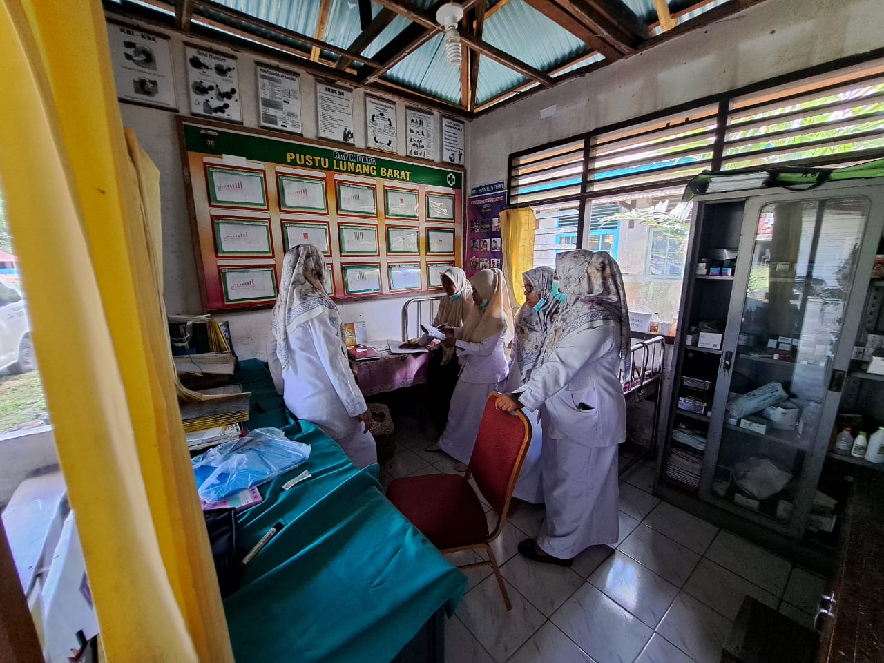 Monitoring dan Evaluasi pelaksanaan ILP di Pustu Lunang Barat dan Poskesri Lunang Dua