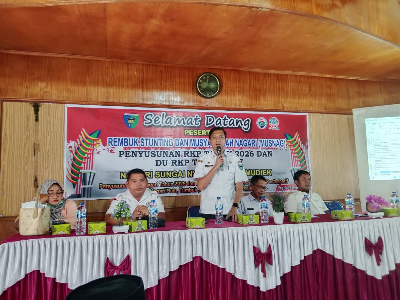 Rembuk Stanting di Nagari Sungi Nyalo Wilaya Kerja Puskesmas IV Koto Mudik