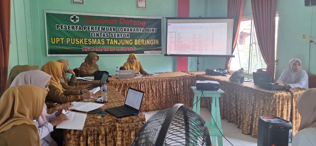 Pelasanaan Lokmi Bulanan di UPT Puskesmas Tanjung Beringin