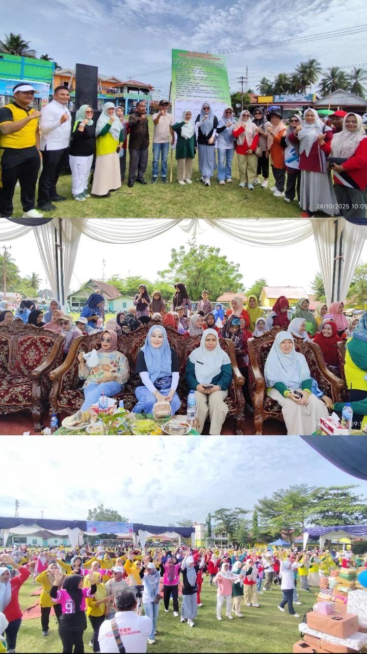  Pergerakan Cegah Stunting Kabupaten Pesisir Selatan di Lapangan Telaga Harapan Kecamatan .