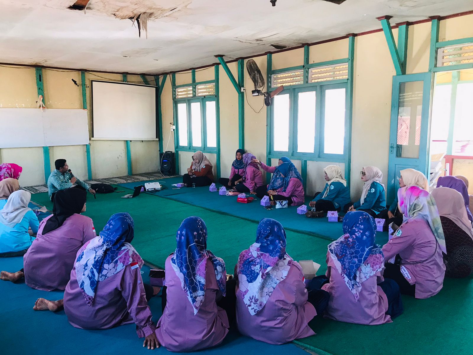 Sosialisasi Penyakit Tidak Menular di Aula kantor wali nagari Pelangai  Wilayah Kerja PKM Balai Sela
