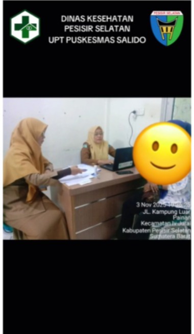 Pelaksanaan Skrining HPV DNA dan IVA TEST di UPT Puskesmas Salido