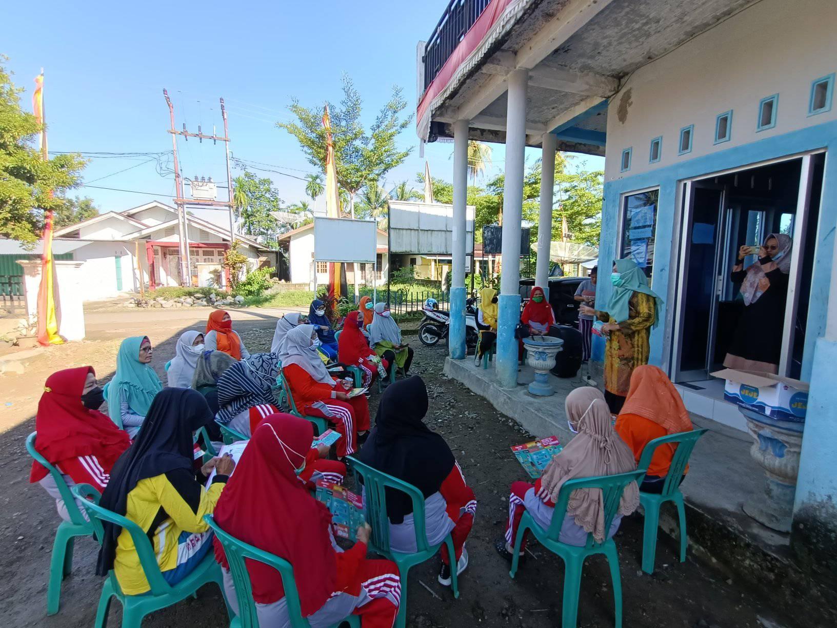 Pj. Promkes Pasar Baru Lakukan Penyuluhan Covid 19 dan Vaksinasi Covid 19 pada Lansia